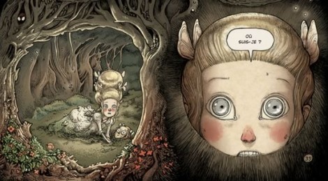 La petite fille dans la forêt
